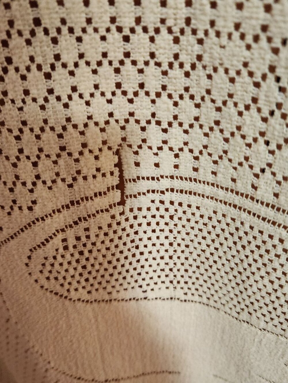 Vintage Baby Blanket Made in Scotland Bears Waffle Weave Burdines - Picture 5 of 6